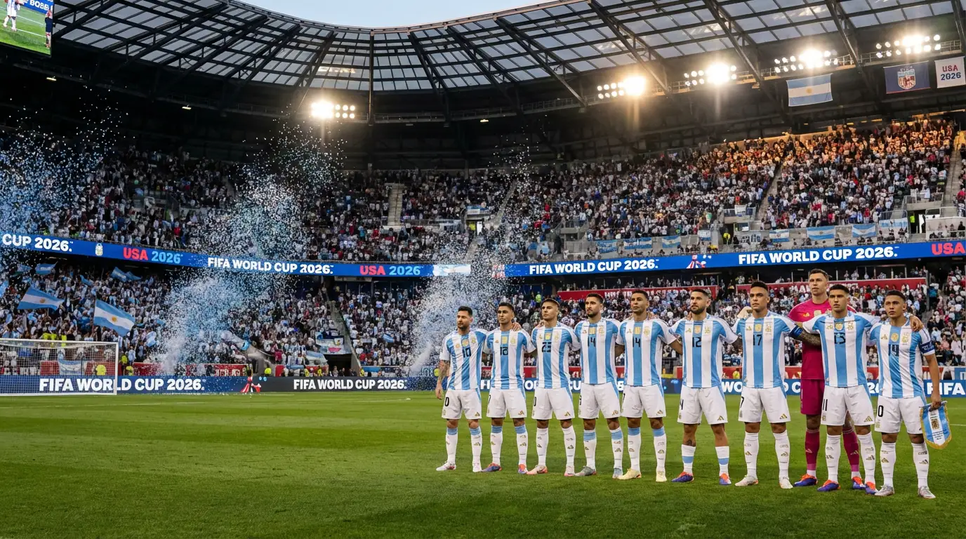 La nazionale argentina campione in carica al Mondiale 2026