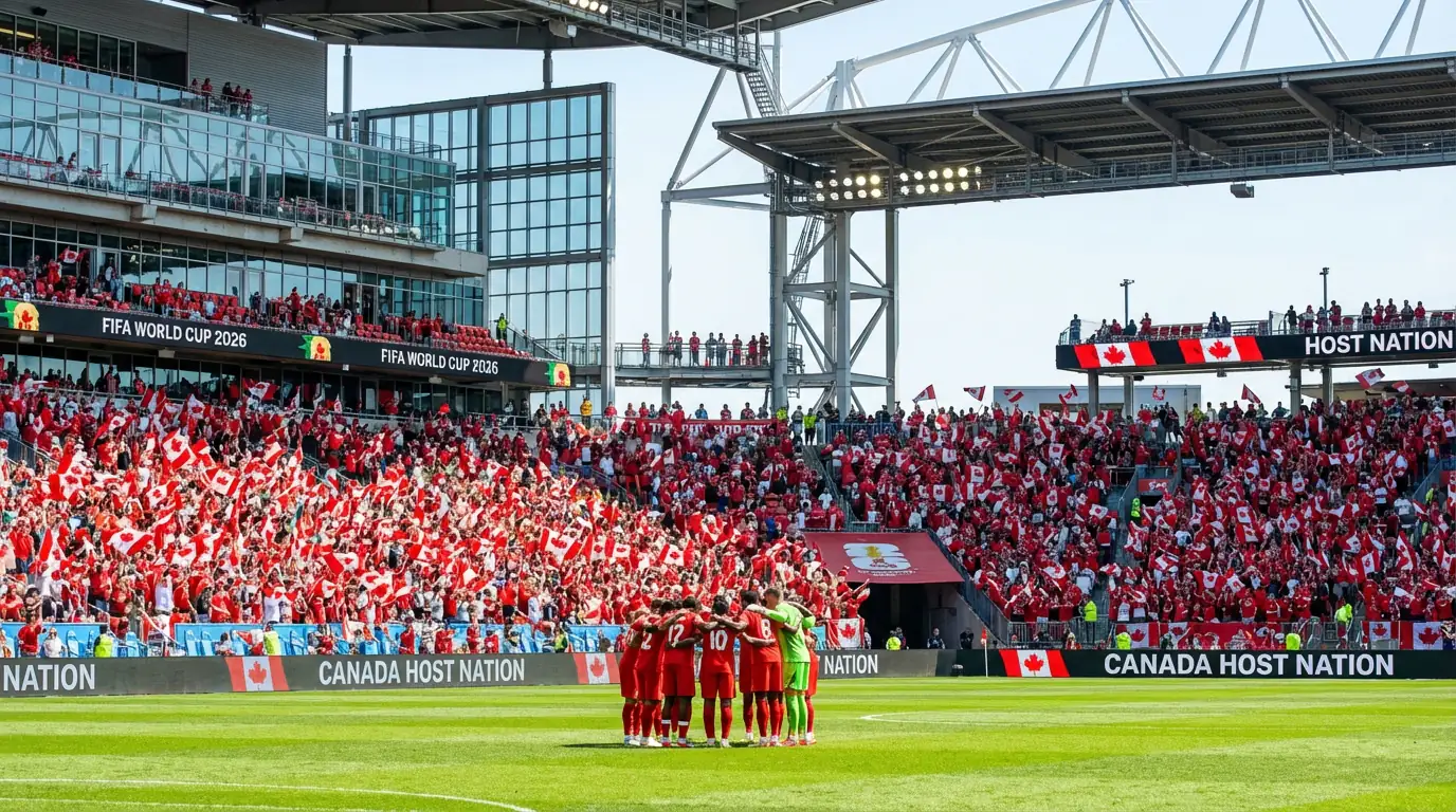 La nazionale canadese al Mondiale 2026 come paese ospitante nel Girone B