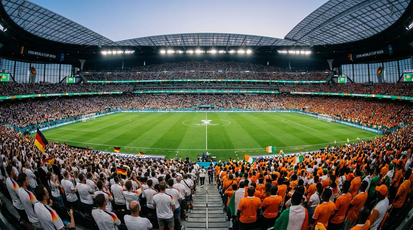 Composizione del Girone E del Mondiale 2026 con Germania, Costa d'Avorio, Ecuador e Curaçao