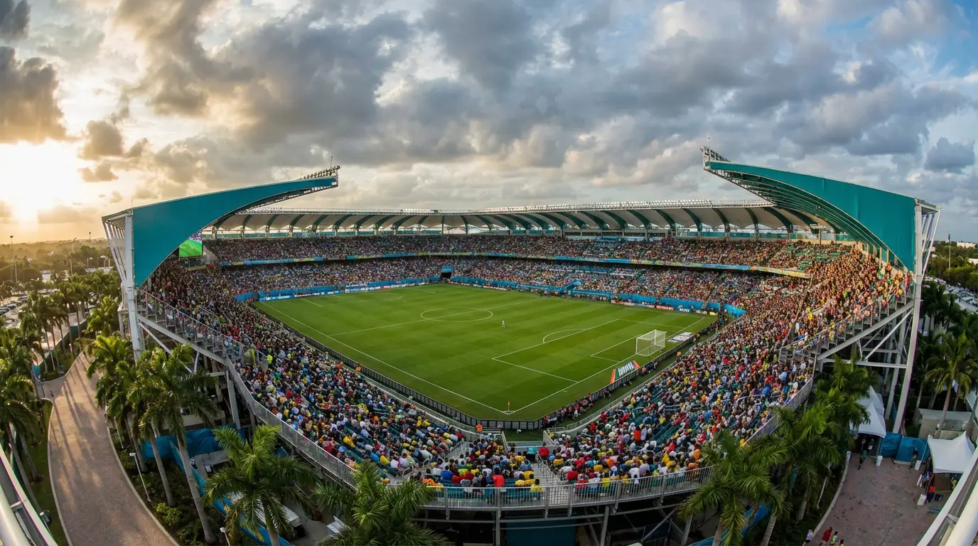 Hard Rock Stadium di Miami Gardens, Florida, sede di partite del Mondiale 2026