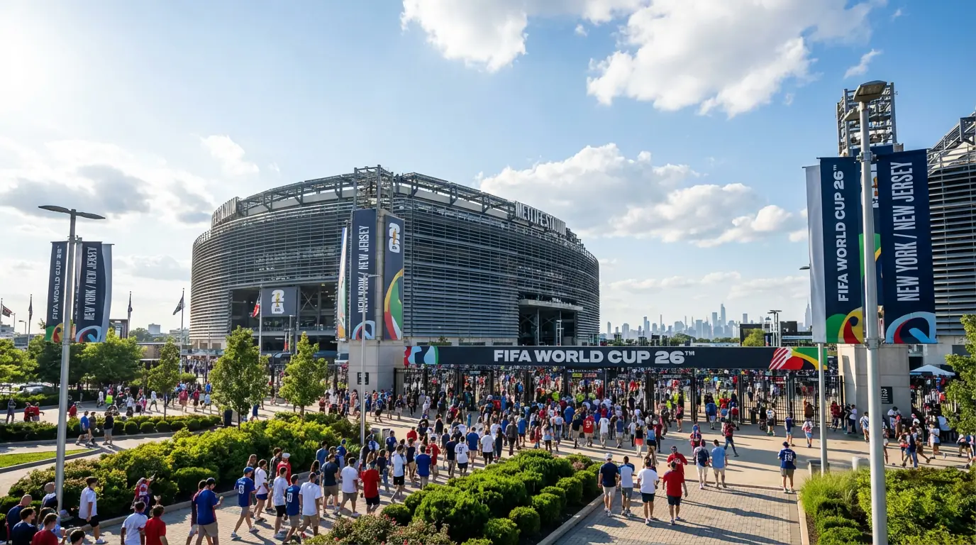 MetLife Stadium di East Rutherford, New Jersey, sede della finale del Mondiale 2026 il 19 luglio