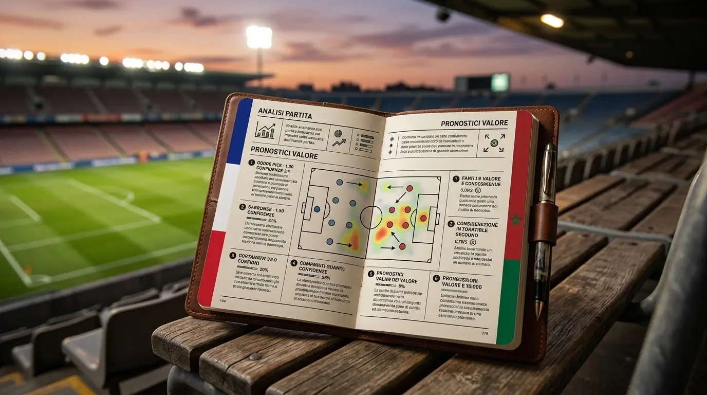 Scheda pronostici Francia-Marocco quarto di finale